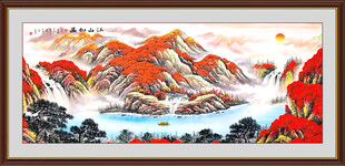 鸿运当头国画