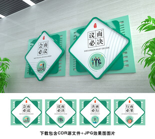 会议室展板