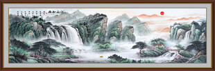 聚宝盆风水画
