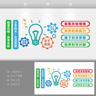 校园创客文化墙