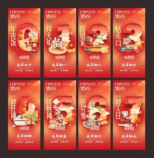 初一到初七系列单图