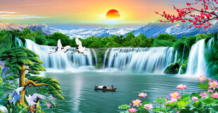 山水风景画