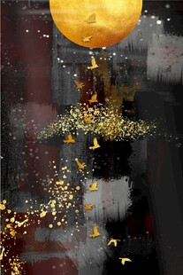 抽象油画