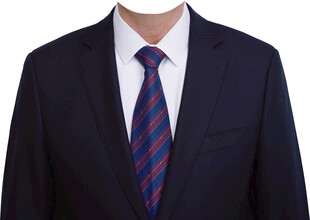 中年男人西服西装领带证件照衣服