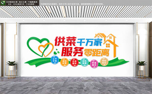 菜市场文化墙