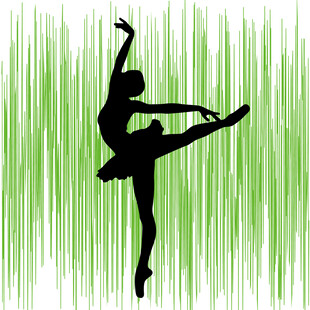 芭蕾舞者优雅身姿