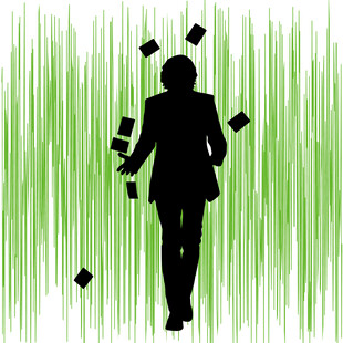 扑克牌魔术表演