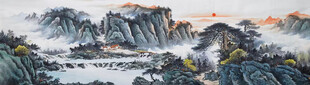 水墨山水画