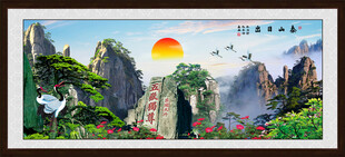 泰山风景画