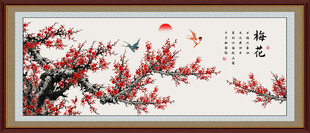 国画梅花图
