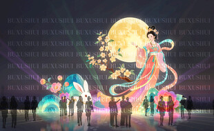 中秋彩灯