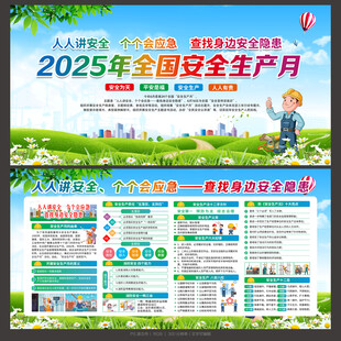 2025年安全生产月宣传栏