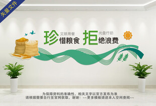 学校食堂文化墙