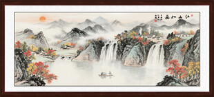 富山春居图