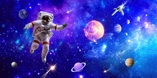 蓝色星空 璀璨星空