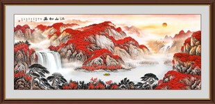 鸿运当头国画
