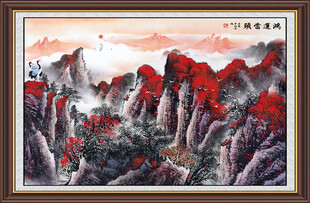 鸿运当头国画