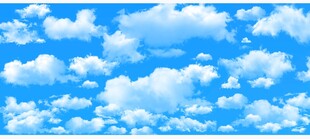 蓝天白云 巨幅
