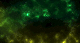 梦幻绿黄渐变抽象光影图