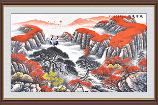 鸿运当头国画