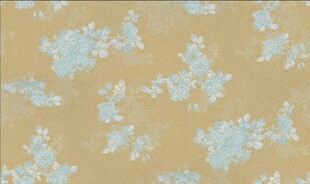 淡黄色底浅蓝色花纹图案