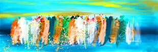 抽象油画