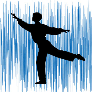 武术者的优雅身姿