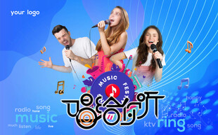 KTV唱歌海报灯箱
