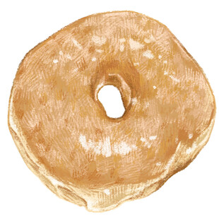 美味糖霜甜甜圈