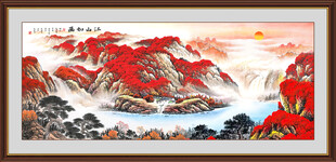 鸿运当头国画