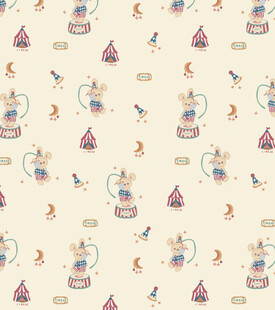 卡通马戏团图案背景