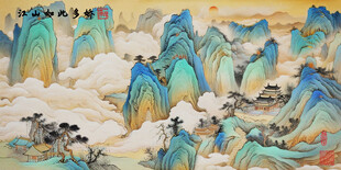 千里江山图
