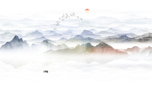 意境水墨山水