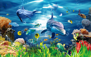 海洋世界背景 