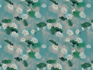 清新荷花荷叶图案纹理