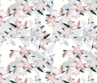 花卉飞鸟图案背景纹理