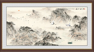 国画江山如画