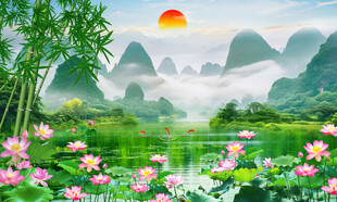山水风景画