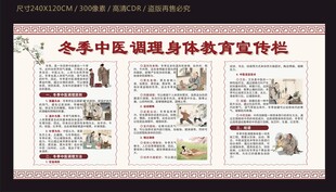 冬季中医调理身体教育宣传栏