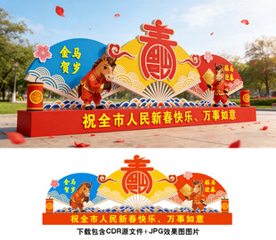 马年雕塑