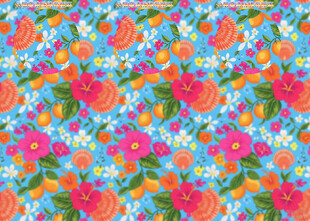 多彩花卉图案背景
