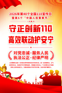 110宣传日海报