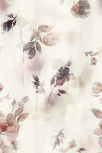 淡雅花卉图案面料