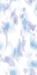 淡蓝色梦幻水彩花卉纹理