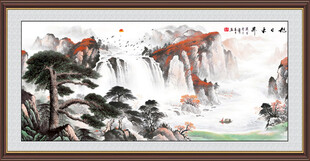 旭日东升国画