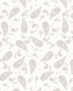浅灰色佩斯利花纹背景图