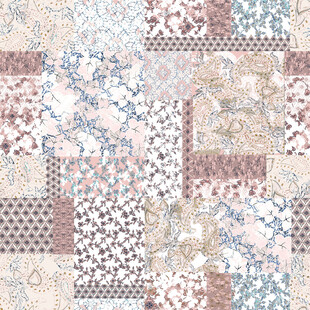 几何花纹拼接图案背景