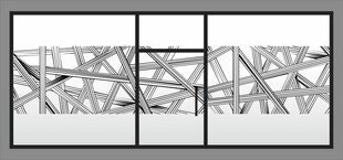 抽象几何线条图