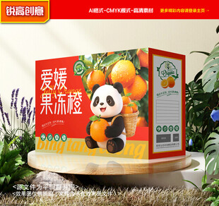 橙子包装 果冻橙礼盒