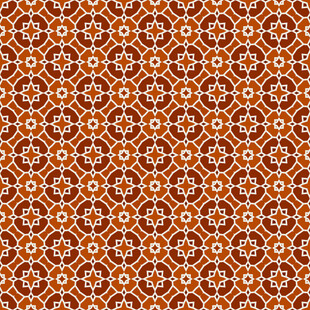 橙色几何图案无缝纹理背景